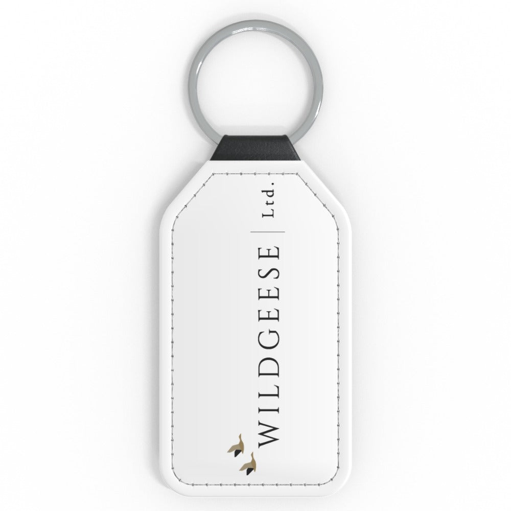 Wild Geese Leather Keyring