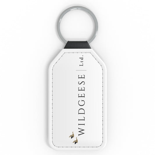 Wild Geese Leather Keyring
