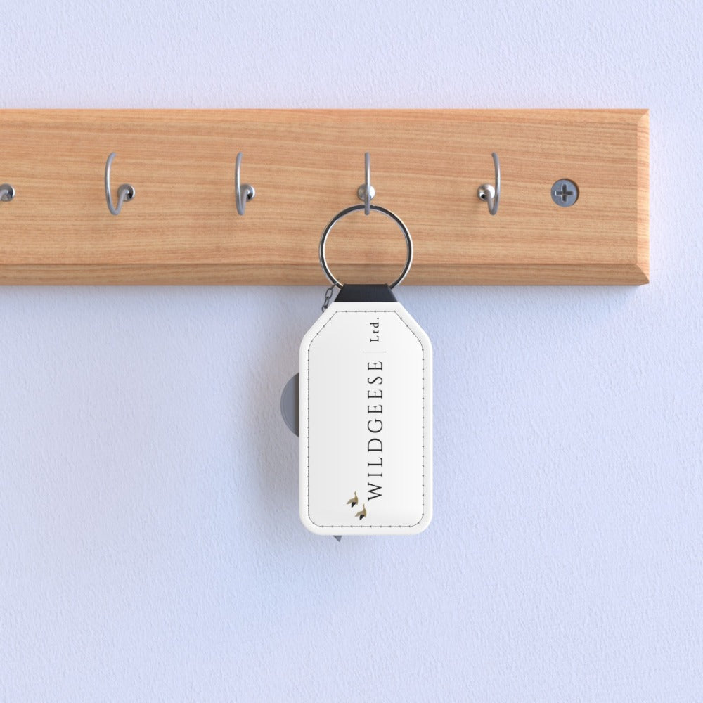 Wild Geese Leather Keyring